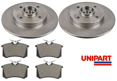 For Citroen Ds3 2009 2015 Rear Brake Discs And Pads Set W Abs Rings