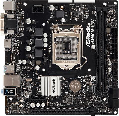 Asrock H310cm Hdv Motherboard Specifications On Motherboarddb
