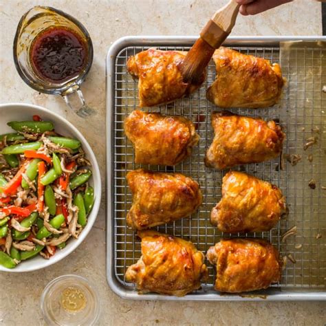 South korea and fried chicken. Sheet-Pan Teriyaki Chicken Thighs with Sesame Vegetables ...