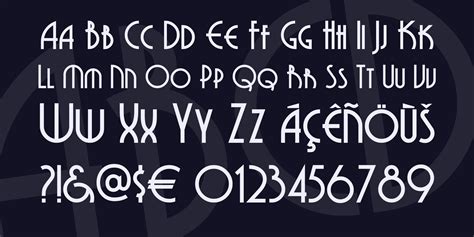 Grenadier Nf Font · 1001 Fonts Deco Font 1001 Fonts Art Deco Fonts