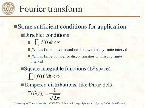 Ppt Fourier Transforms Powerpoint Presentation Free Download Id669793