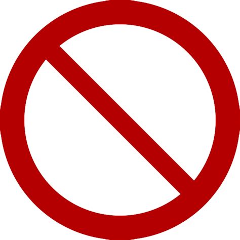 Download Unauthorised Denied Ban Royalty Free Vector Graphic Pixabay