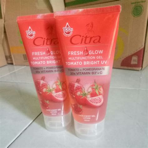 Jual Citra Fresh Glow Tomato Bright Uv 180ml Shopee Indonesia