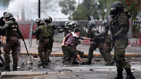 Chile Police Accused Of Using Excessive Force On Protesters Sebastian