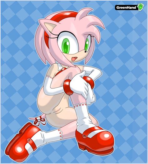 Rule 34 Amy Rose Anthro Anus Elbow Gloves Female Female Only Fur