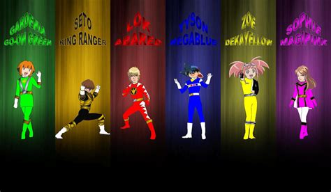 Anime Rangers For Davontew1 By Raatnysba On Deviantart