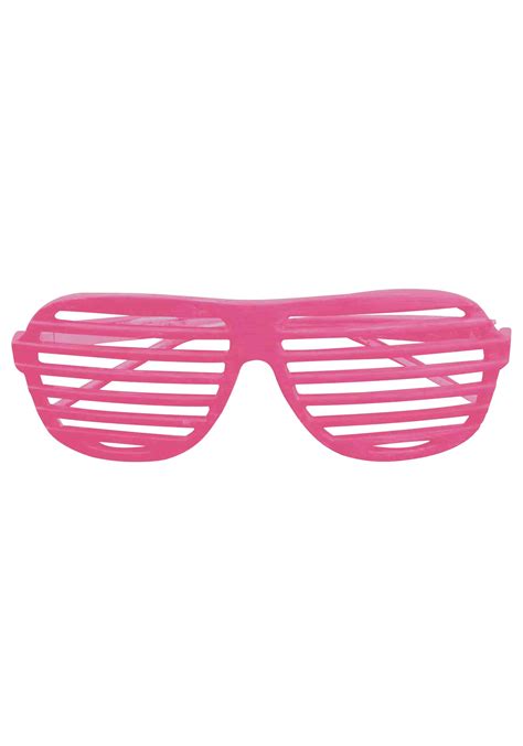 lentes rosa neón de los 80