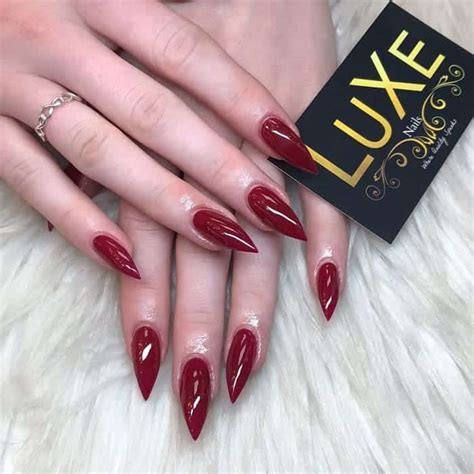 Red Stiletto Nails 9 Radiant Designs To Try In 2024 Naildesigncode
