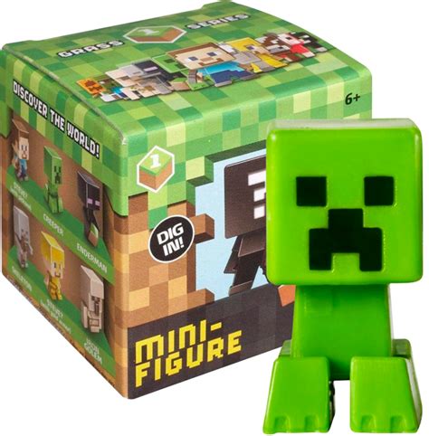 Minecraft Grass Series 1 Mini Figure Blind Box Single Unit By