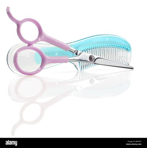 Hair Scissors And Comb Hi Res Stock Photography And Images Alamy