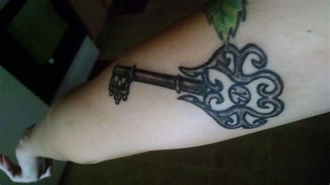 My Key Tattoo Tattoos Key Tattoo Skeleton Key