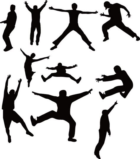 Dance Silhouette Vector Free Download