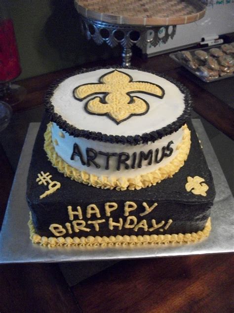 Maybe you would like to learn more about one of these? New Orleans Saints Birthday Cake - CakeCentral.com