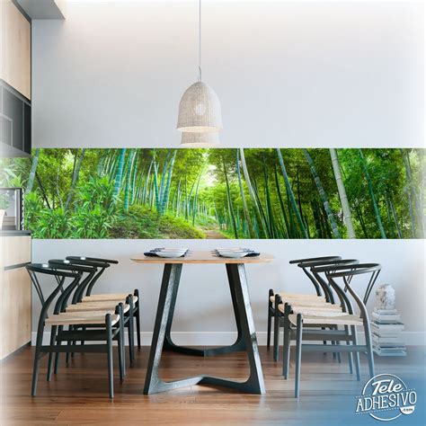 Wall Mural Panoramic Bamboo Trail