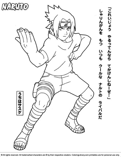 133 Dessins De Coloriage Naruto à Imprimer Sur Page 6