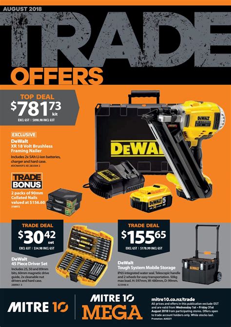 Mitre 10 Trade Offers - August 2018 by DraftFCB - Issuu