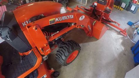 Problem With The Right Front Tire On The Kubota Bx 25 Tractor Youtube