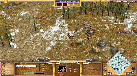 Reveals a large area of the fog of war for 20 seconds. Mista (Set) vs Brickhead (Thor) - Age of Mythology: The ...