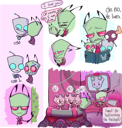 Some Smeet Au Stuff I Promised Anon 80 Million Years Ago Invader Zim Characters Invader Zim