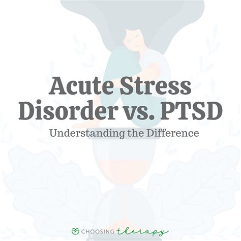 Acute Stress Disorder Vs Ptsd What Are The Key Differences