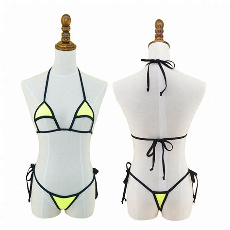 Buy Tinpia Scrunch Butt Micro G String Bikini Thong Swimsuit Sunbathing Bathing Suit Online At