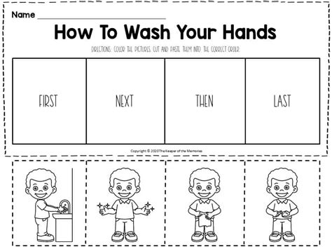Hygiene Worksheets For Kids Printable