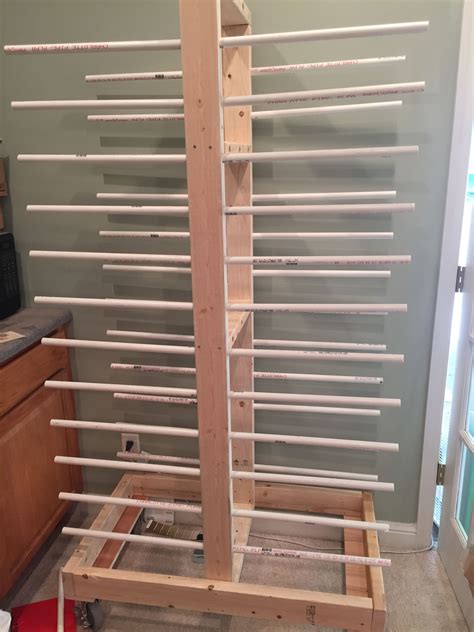Had to whip up this drying rack to paint 40 cabinet doors. Pin on TenZero8 Studio