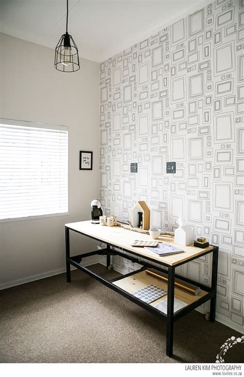 Monocrome Home Office Ideas And Revamp Lovilee Blog
