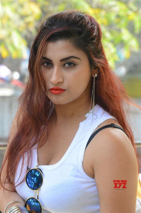 Actress Gunnjan Aras Hot Stills From Wife I Movie Pre Release Press