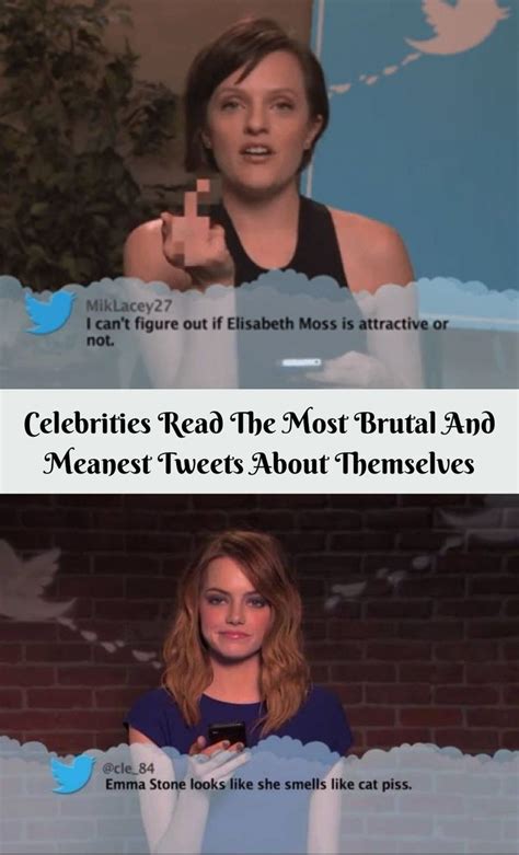 Celebrities Read The Most Brutal And Meanest Tweets About Themselves Celebrities Reading
