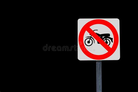 No Motorcycles Sign Stock Photo Image Of Instruction 5745770