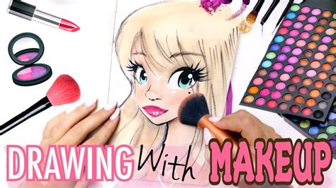 👄 Drawing With Makeup💄 Youtube