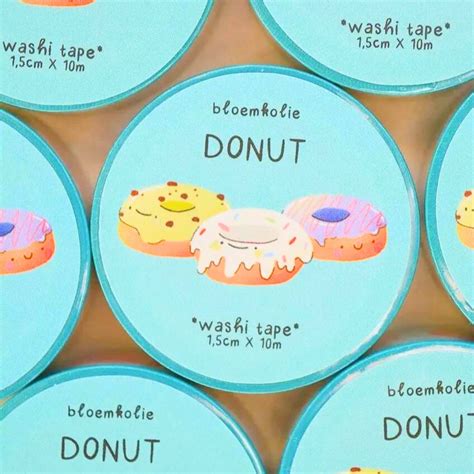 Happy Donut Washi Tape Freshie And Zero
