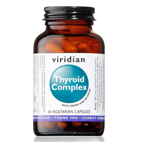 Thyroid Veg Caps Vitamins In 60capsules From Viridian