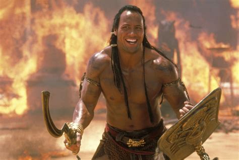 The Mummy Returns Dwayne Johnson S Shirtless Movie Pictures