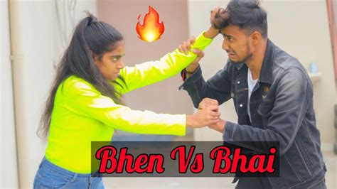 bhai vs bhen bhai behan ka pyar every brother and sister kon shivam youtube