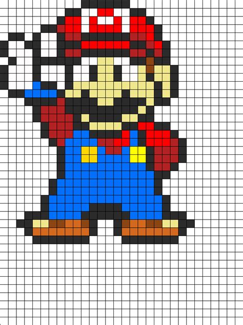 Mario Perler Bead Templates You May Print These Out And Use Them As