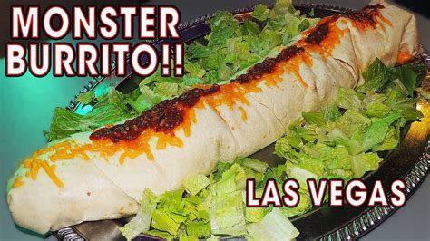 Rockhouse Monster Burrito Challenge In Las Vegas Youtube