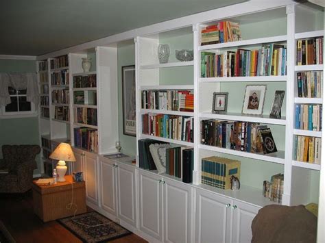 Built in Book Cases | Built in bookcase, Stock kitchen ...