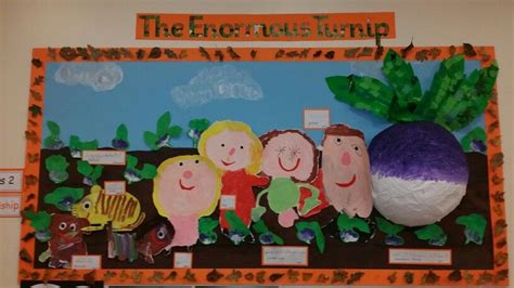 The Enormous Turnip Story Display Board I Did This With My Reception Class This Term The