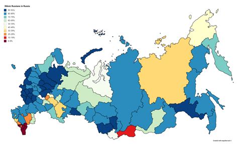 Map Ethnic Russians In Russia Infographic Tv Number One Infographics And Data Data