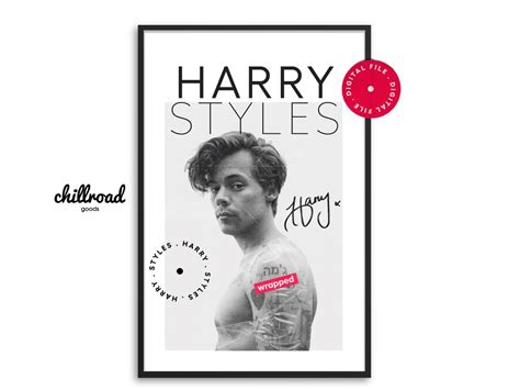 Harry Styles Poster Signed Harry Styles Harry Styles Etsy
