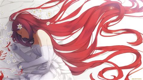 Red Hair Anime Girl Wallpapers Wallpaperboat