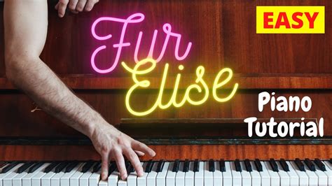 Fur Elise Piano Tutorial Easy Youtube