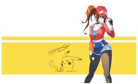 Wallpaper Anime Girls Pok Mon Pokemon Go Pok Mon Trainers Long