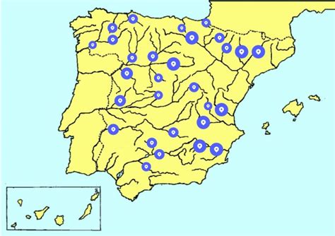 Mapa De Los Ríos Españoles