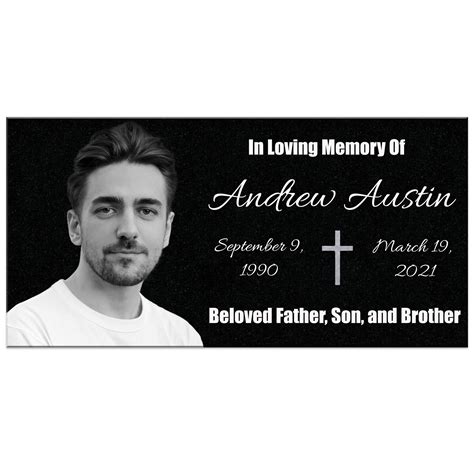 Buy Adfstone Memorial Plaques For Outdoors Personalized Tiny Headstone