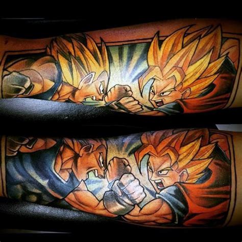 Vegeta tattoo leg sleeve leg tattoos z tattoo tattoos. 40 Vegeta Tattoo Designs For Men - Dragon Ball Z Ink Ideas