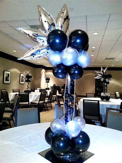 Stylish Table And Floor Bouquet Centrepiece Balloon Centerpieces