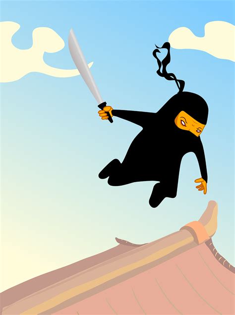 Download Attack Ninja Warrior Royalty Free Vector Graphic Pixabay